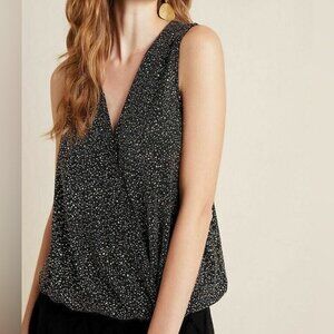 NWT Eri + Ali Anthropologie Sparkly Evening Top Size Medium